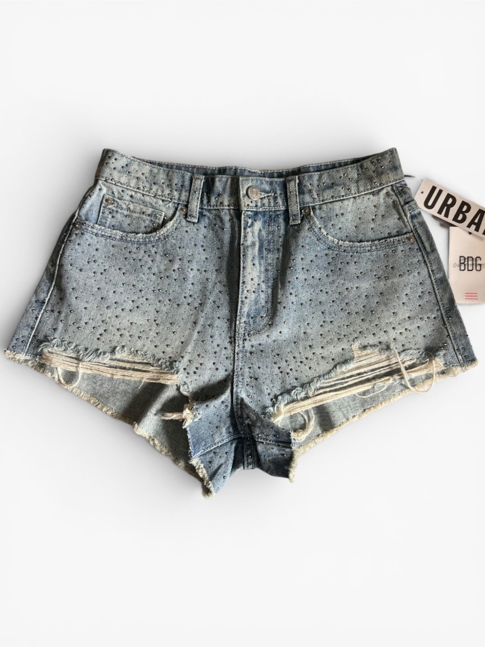BDG Rhinestone Cutoff Denim Short NWT